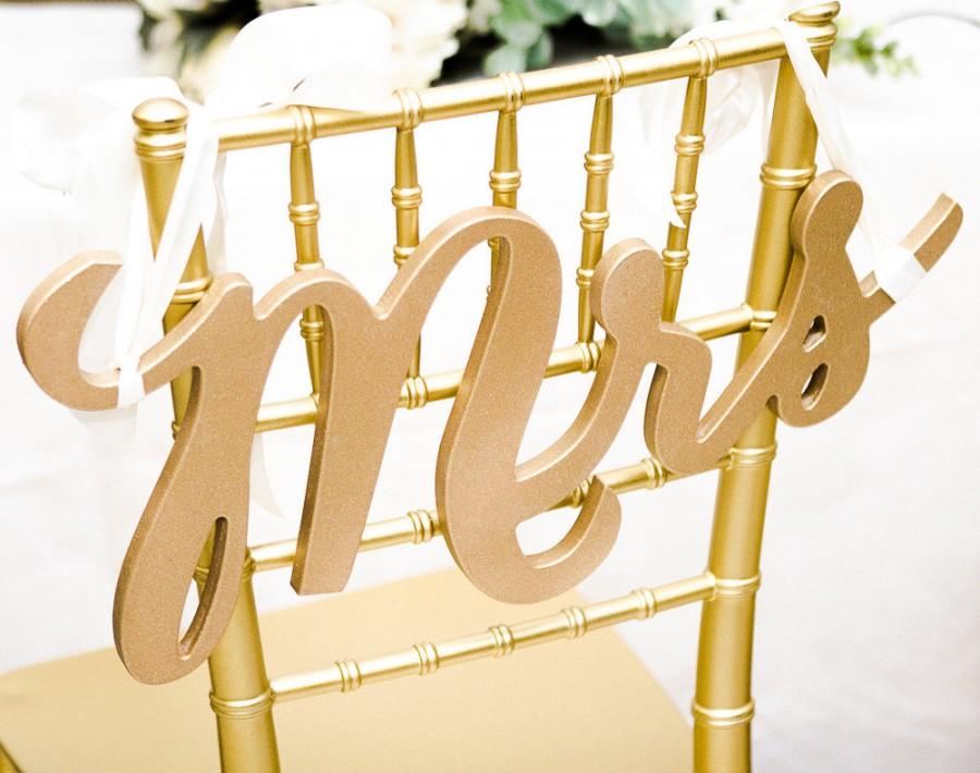 Gold Chiavari wedding chair